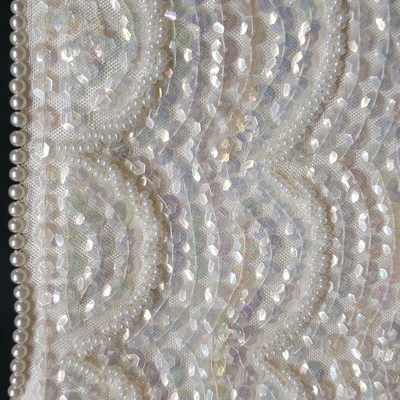 Vintage Made in Japan Sequined and Beaded Evening Bag/Clutch - Picture 9 of 10